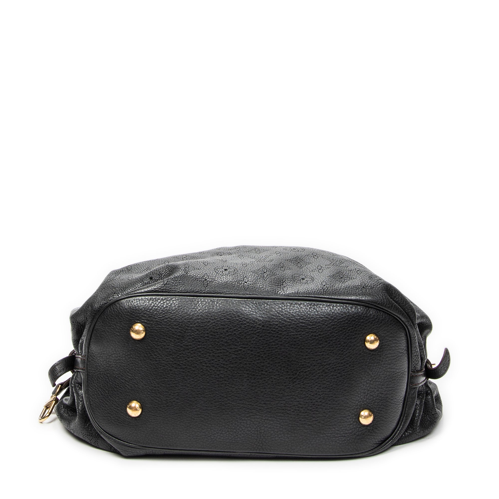 Shoulder Bag L Hobo Black Mahina Leather