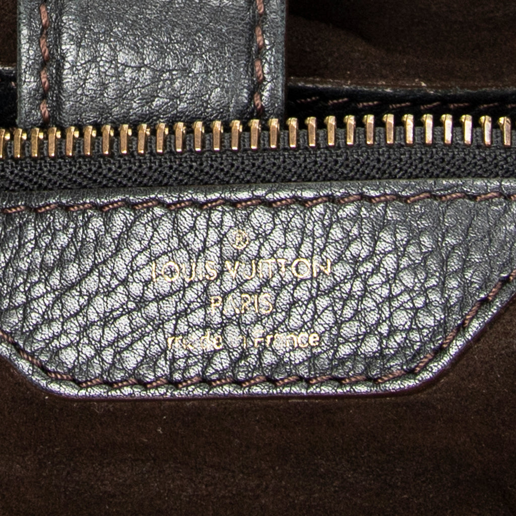 Shoulder Bag L Hobo Black Mahina Leather