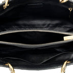 Shoulder Bag Grand Shopping Tote Black Quilted Caviar Leather