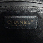 Shoulder Bag Grand Shopping Tote Black Quilted Caviar Leather