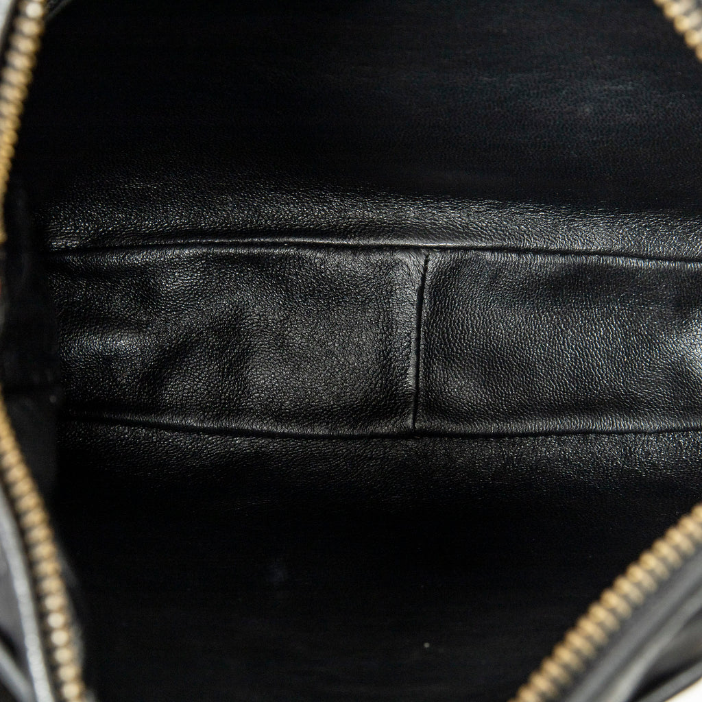 Shoulder Bag CC Tassel Camera Bag Black Diamond Quilted Lambskin Leather