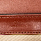 Shoulder Bag Small C Crossbody Brown Calfskin Leather