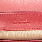 Shoulder Bag Small C Crossbody Pink Calfskin Leather