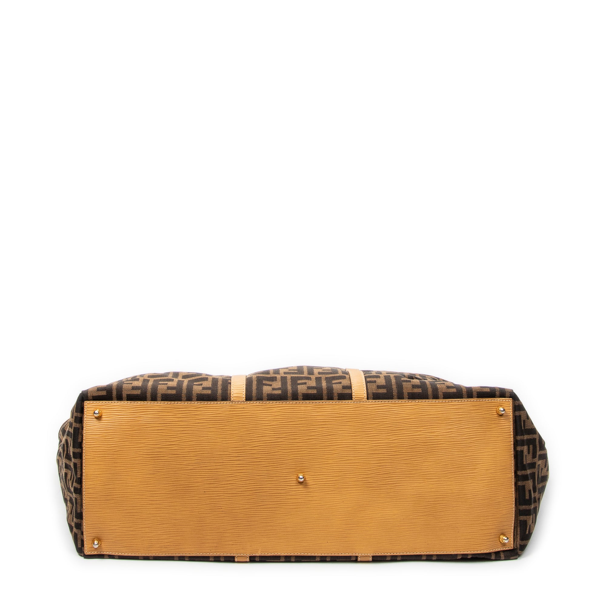 Travel Bag Collapsible Weekender Brown Zucca Canvas