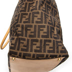 Travel Bag Collapsible Weekender Brown Zucca Canvas