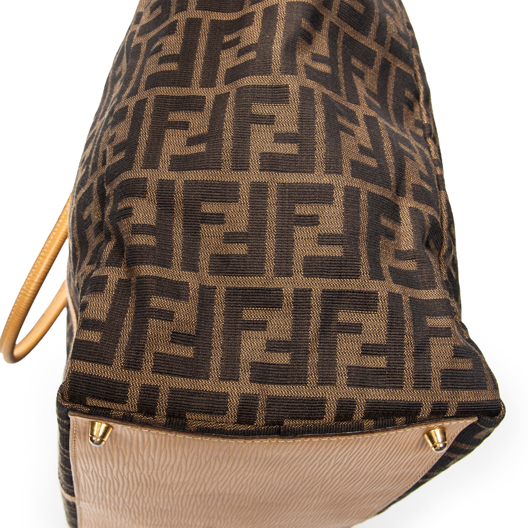 Travel Bag Collapsible Weekender Brown Zucca Canvas