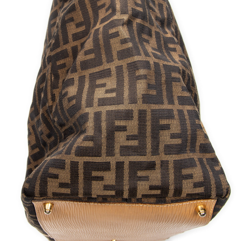 Travel Bag Collapsible Weekender Brown Zucca Canvas