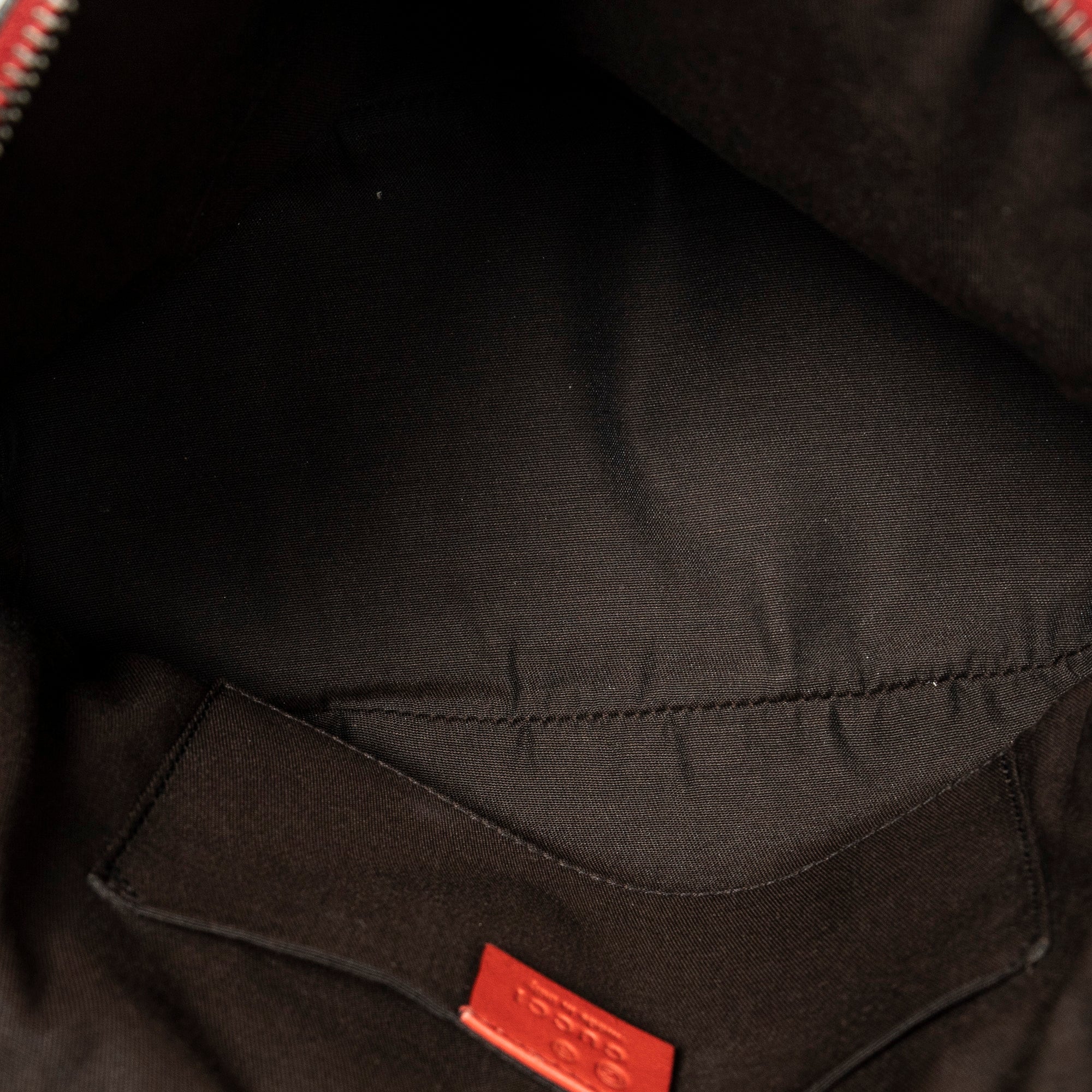 Shoulder Bag Mini Dome Crossbody Red Guccissima Leather
