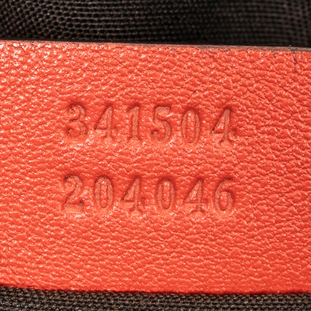 Shoulder Bag Mini Dome Crossbody Red Guccissima Leather