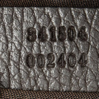 Shoulder Bag Mini Dome Crossbody Beige Crystal Coated Canvas