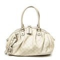 Shoulder Bag Medium Sukey Boston Ivory Guccissima Leather