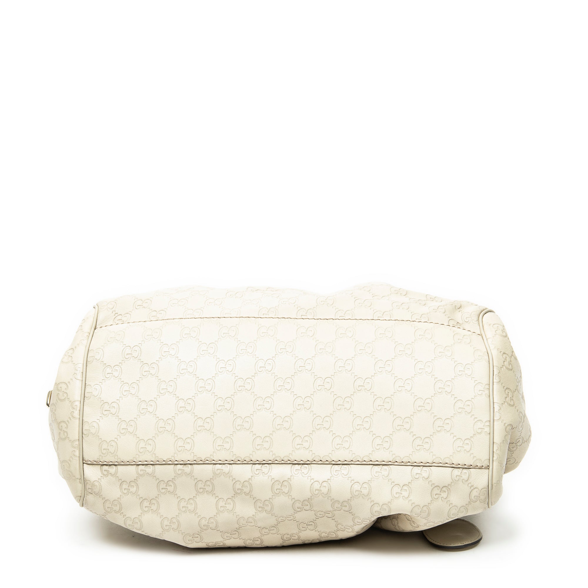 Shoulder Bag Medium Sukey Boston Ivory Guccissima Leather