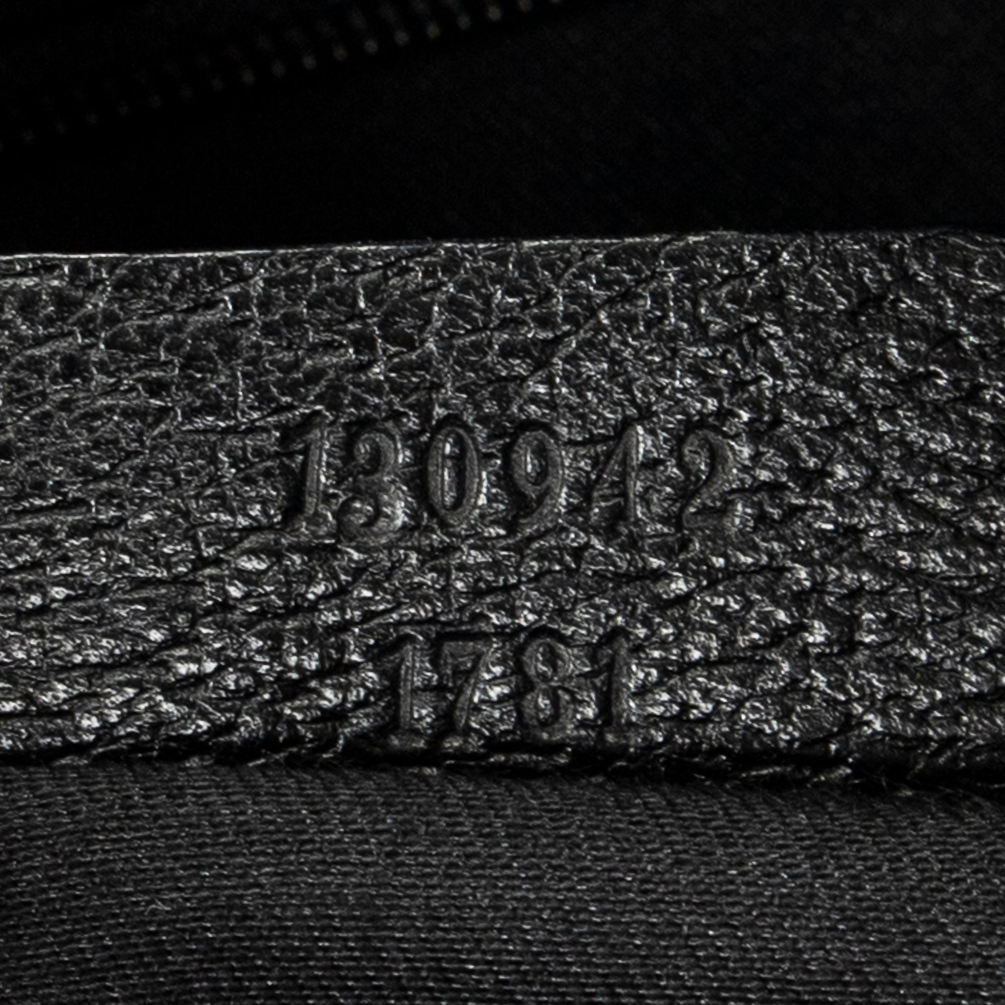 Shoulder Bag Abbey Boston Black Monogrammed Canvas