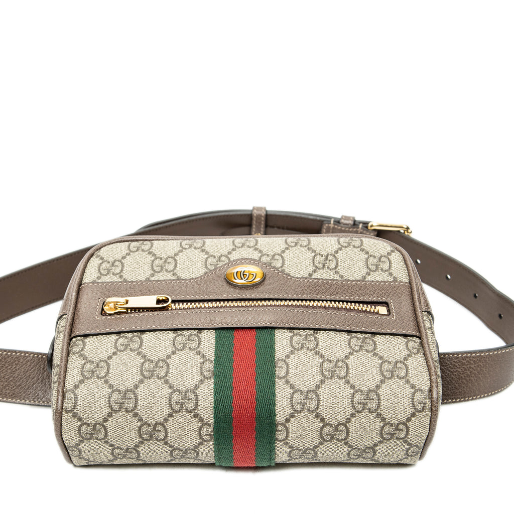 Waist Bag Web Ophidia Belt Bag Beige Supreme Coated Canvas