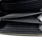 Handbag Soho Travel Document Case Black Calfskin Leather