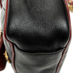 Shoulder Bag Small GG Marmont Flap Black Quilted Calfskin Leather