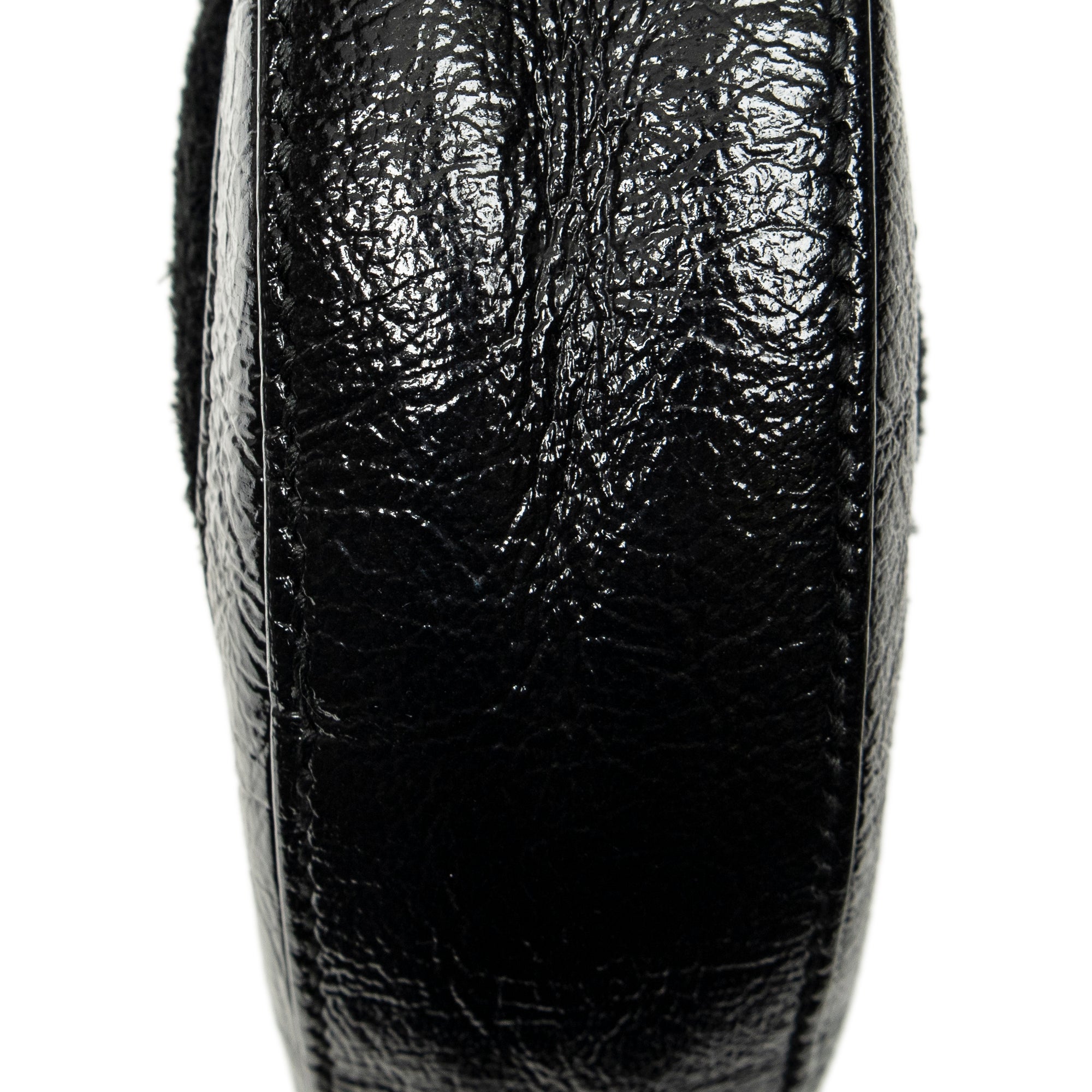 Shoulder Bag Mini Ophidia Round Crossbody Black Suede Leather