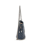 Shoulder Bag GG Marmont Torchon Bucket Bag Navy Quilted Calfskin Leather