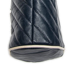 Shoulder Bag GG Marmont Torchon Bucket Bag Navy Quilted Calfskin Leather