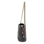 Shoulder Bag GG Marmont Torchon Bucket Bag Black Quilted Calfskin Leather