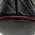 Shoulder Bag GG Marmont Torchon Bucket Bag Black Quilted Calfskin Leather