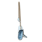 Shoulder Bag Small Emily Chain Bag Blue Microguccissima Leather