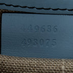 Shoulder Bag Small Emily Chain Bag Blue Microguccissima Leather