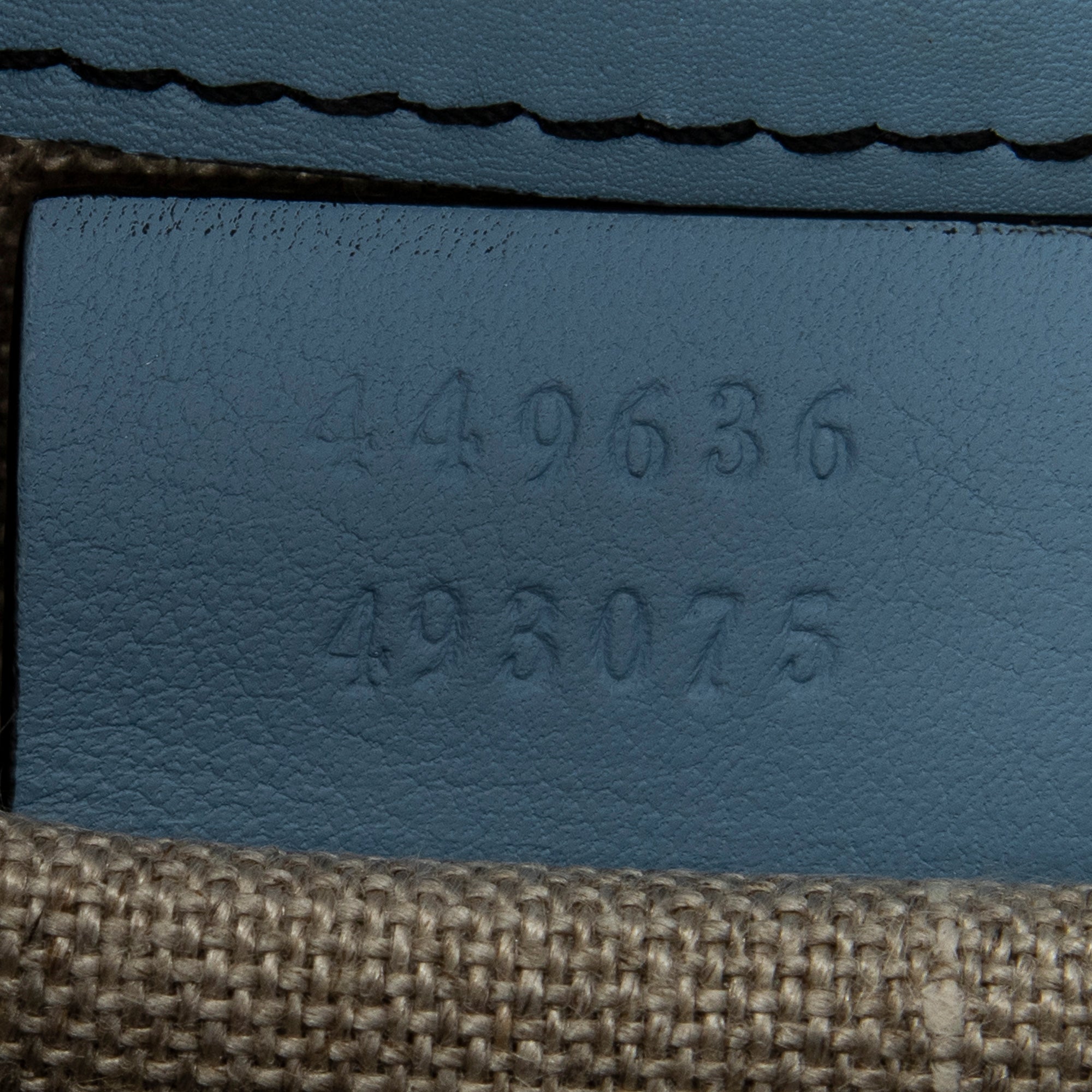 Shoulder Bag Small Emily Chain Bag Blue Microguccissima Leather