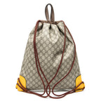 Backpack Web Logo Drawstring Backpack Beige Supreme Coated Canvas