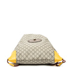 Backpack Web Logo Drawstring Backpack Beige Supreme Coated Canvas