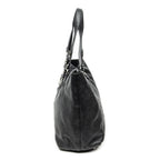 Shoulder Bag Icon Bit Tote Black Guccissima Leather