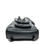 Backpack Mini Bamboo Backpack Black Calfskin Leather