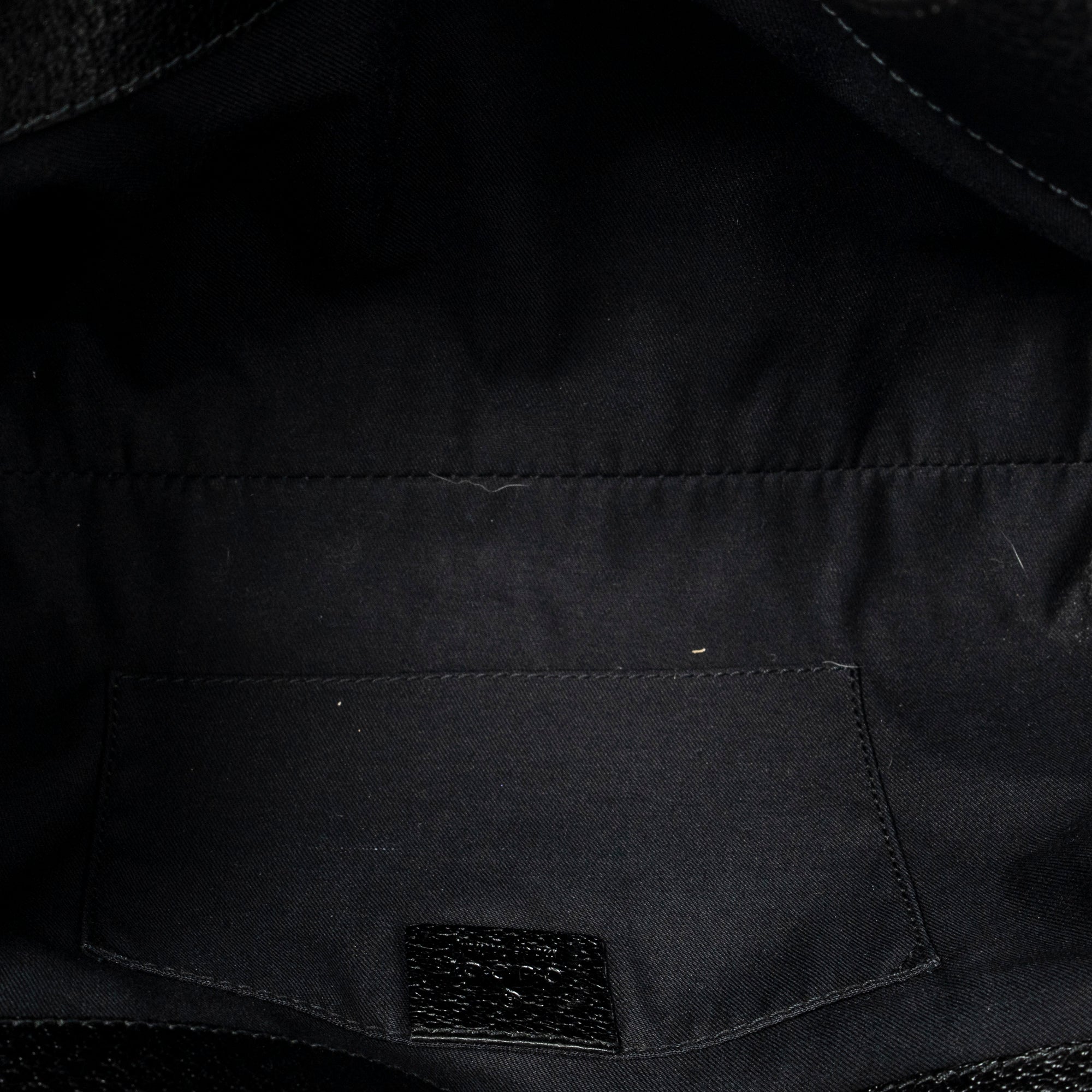 Shoulder Bag Nailhead Jackie Bardot Black Monogrammed Canvas
