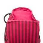 Shoulder Bag Chevaux En Camouflage Beach Bag Fuchsia Pink Toile Officier Canvas