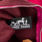 Shoulder Bag Chevaux En Camouflage Beach Bag Fuchsia Pink Toile Officier Canvas