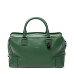 Handbag Amazona 36 Green Grained Calfskin Leather