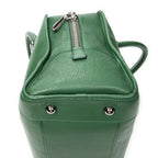 Handbag Amazona 36 Green Grained Calfskin Leather