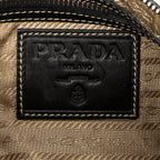 Shoulder Bag Jacquard Messenger Crossbody Black Jacquard Canvas