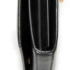 Shoulder Bag Star Kate Chain Black Grain de Poudre Leather