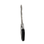 Shoulder Bag Star Embossed Kate Chain Black Calfskin Leather