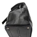 Shoulder Bag Muse Two Black Grained Calfskin Leather