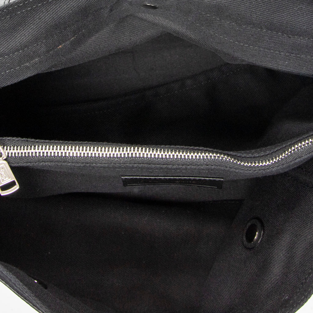 Shoulder Bag Muse Two Black Grained Calfskin Leather