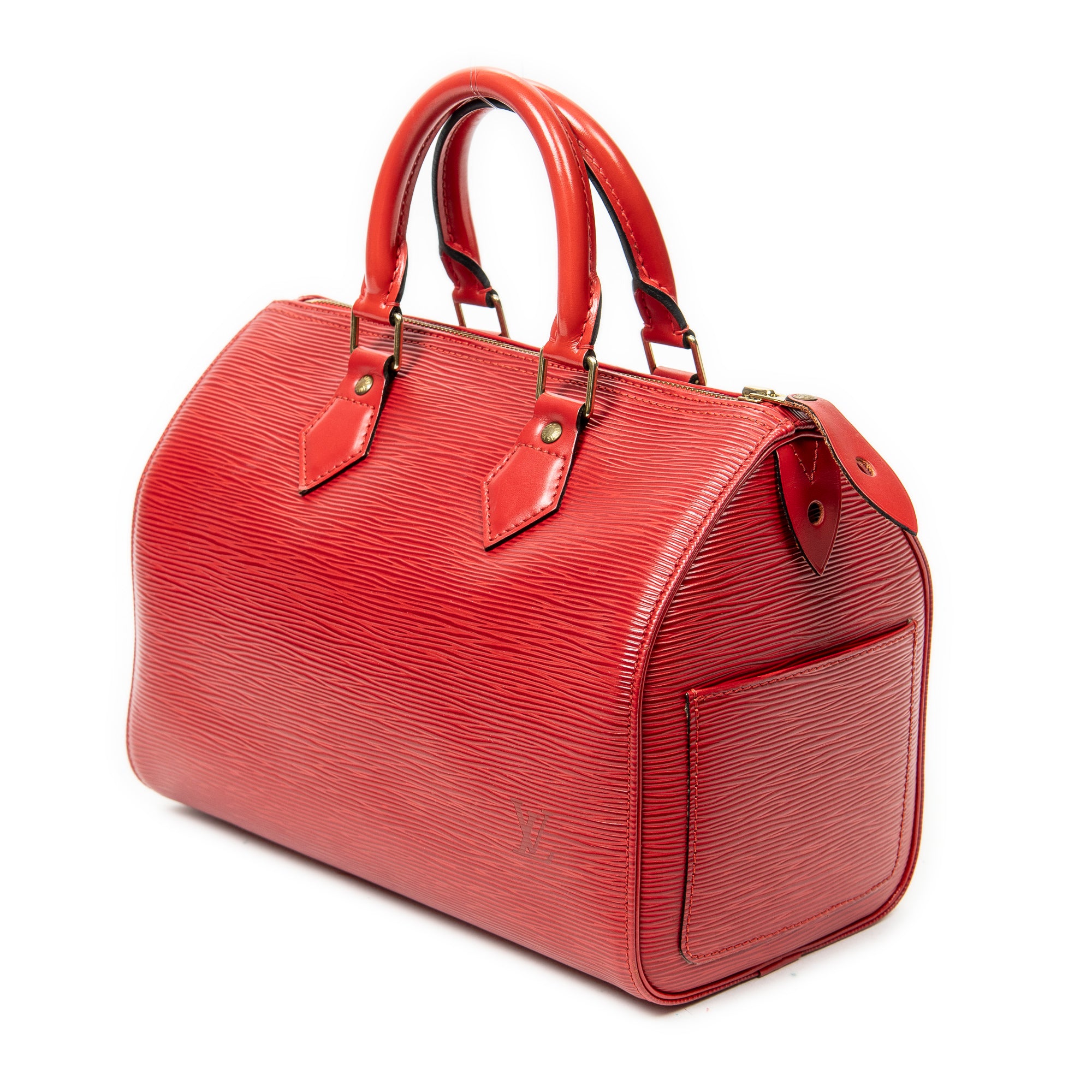 Handbag Speedy 25 Red Epi