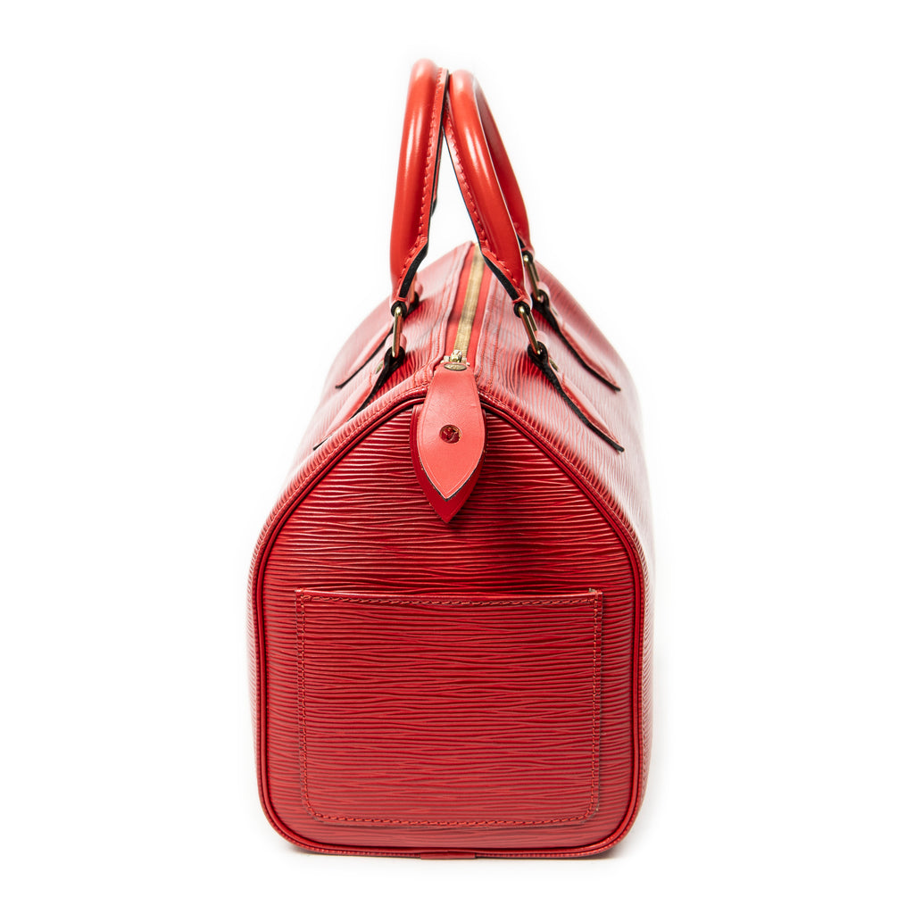 Handbag Speedy 25 Red Epi