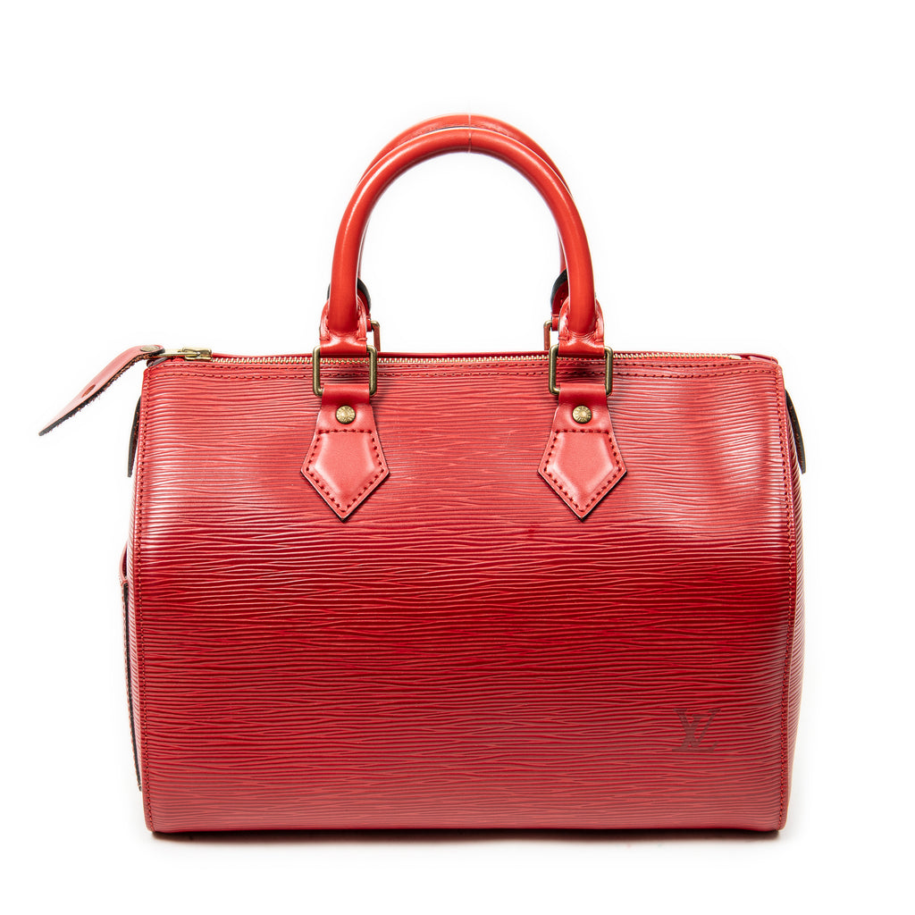 Handbag Speedy 25 Red Epi