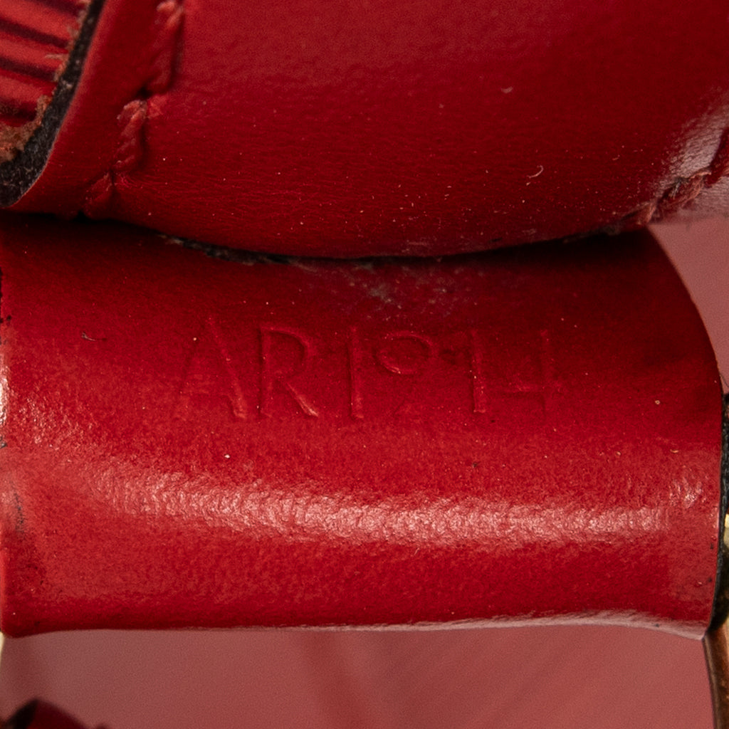 Shoulder Bag Noe PM Red Epi