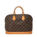 Handbag Alma PM Brown Monogram Canvas