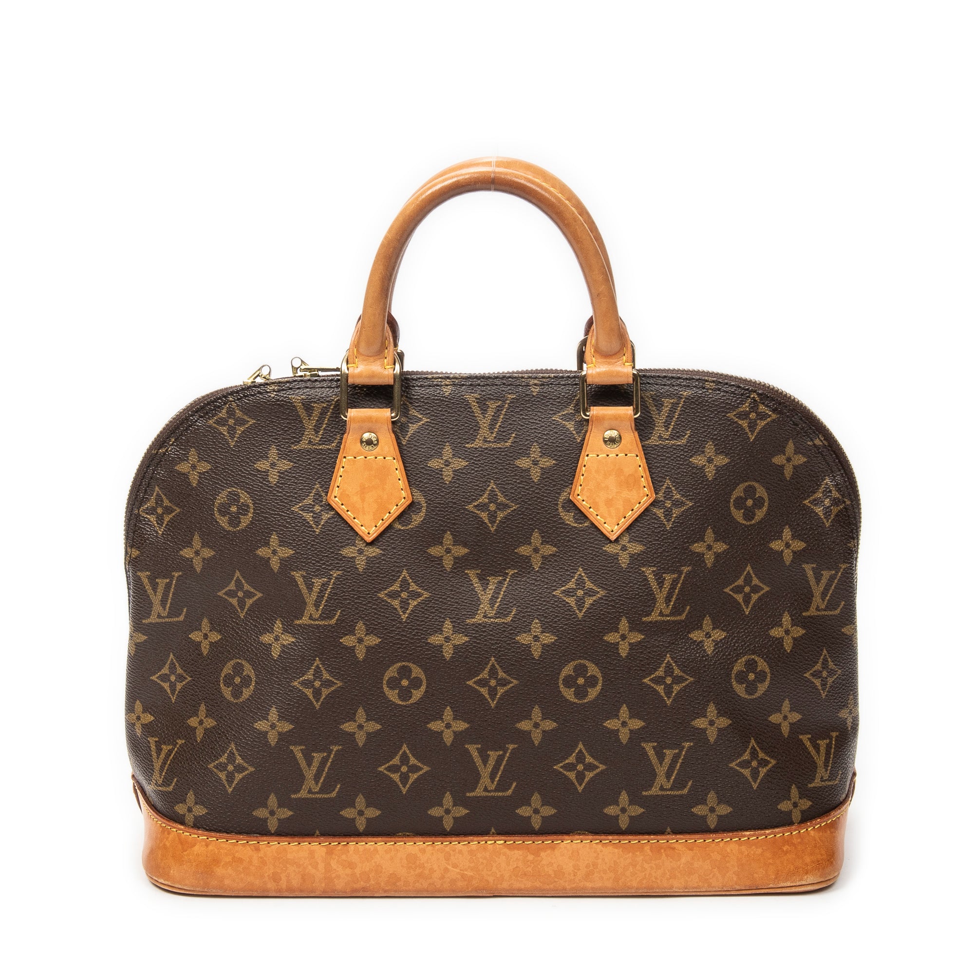 Handbag Alma PM Brown Monogram Canvas