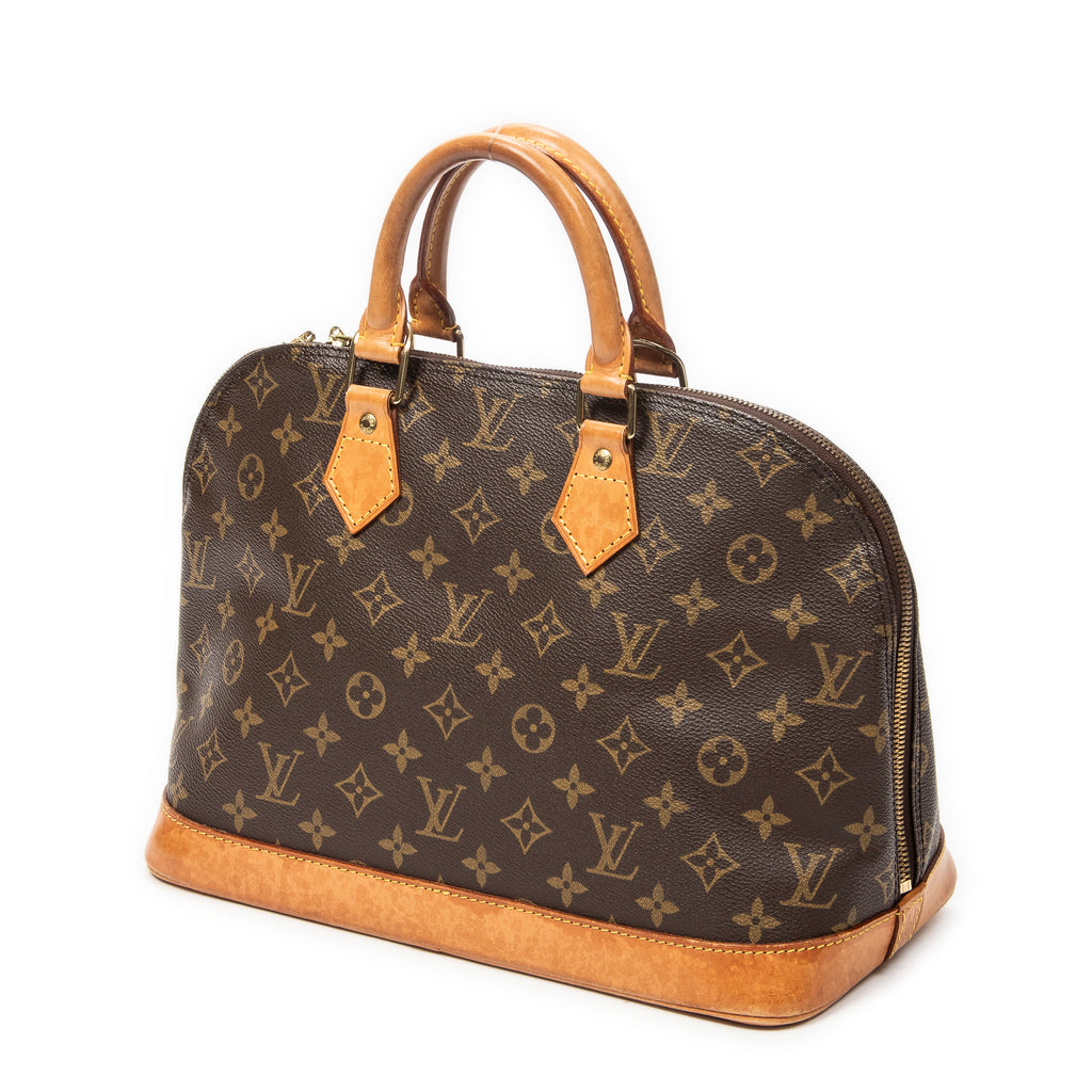 Handbag Alma PM Brown Monogram Canvas