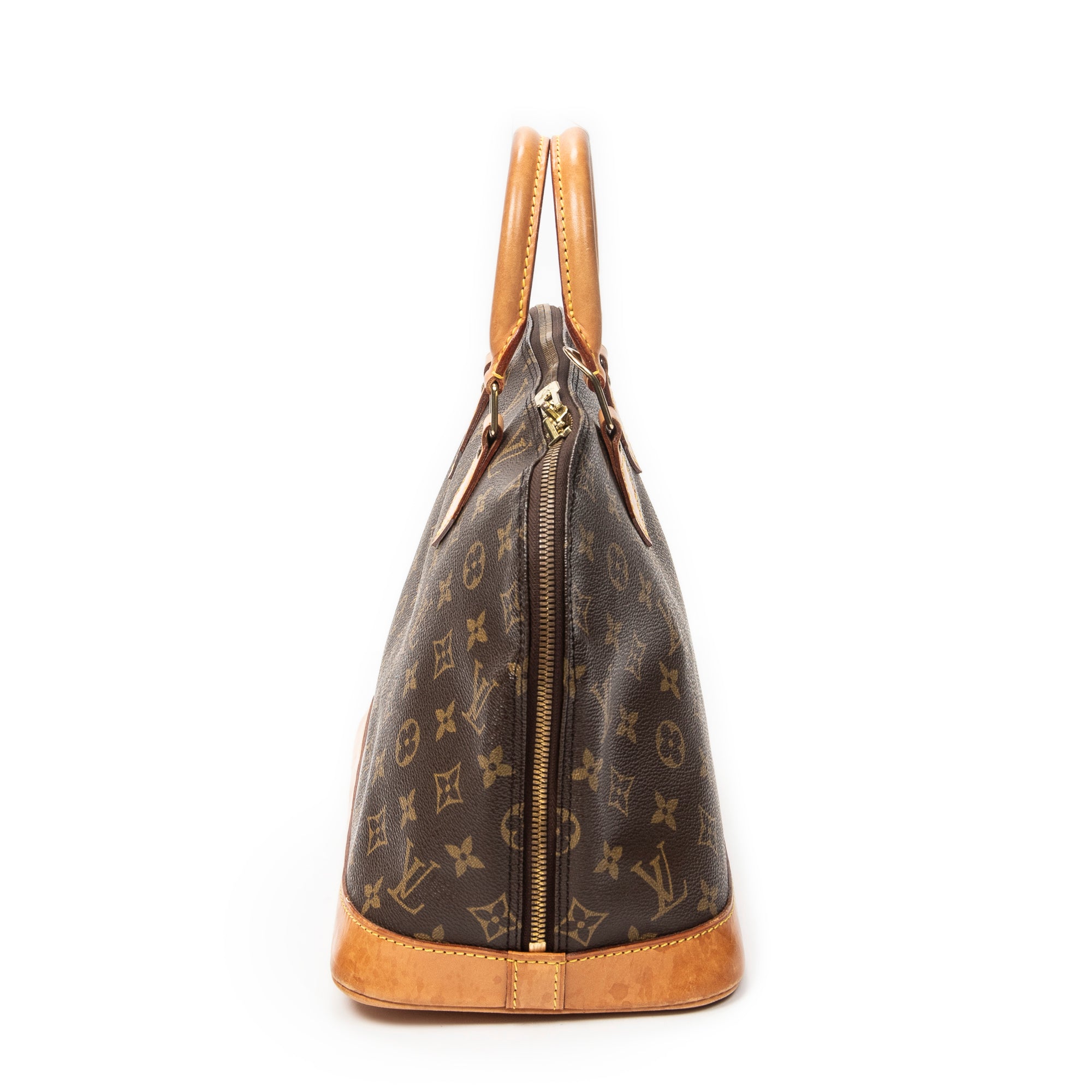 Handbag Alma PM Brown Monogram Canvas